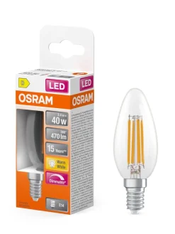 LED Superstar Classic B 40 Fil. DIM 3.4W 827 Clear E14><noscript><img width=