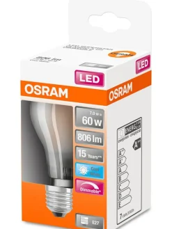 Osram Lamput Ja Valaisintarvikkeet|LED vakiolamppu 806lm 4000K E27 DIM