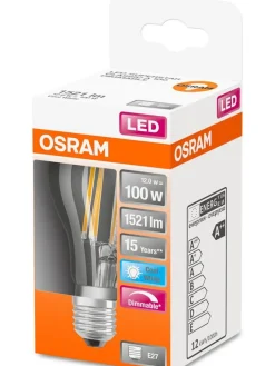 Osram Lamput Ja Valaisintarvikkeet|LED vakiolamppu 1521lm 4000K E27 DIM