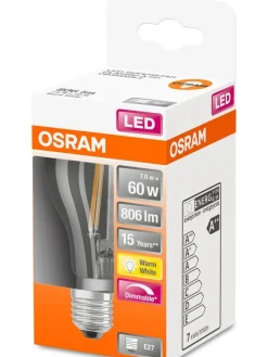 Osram Lamput Ja Valaisintarvikkeet|LED vakiolamppu 806lm 2700K E27 DIM