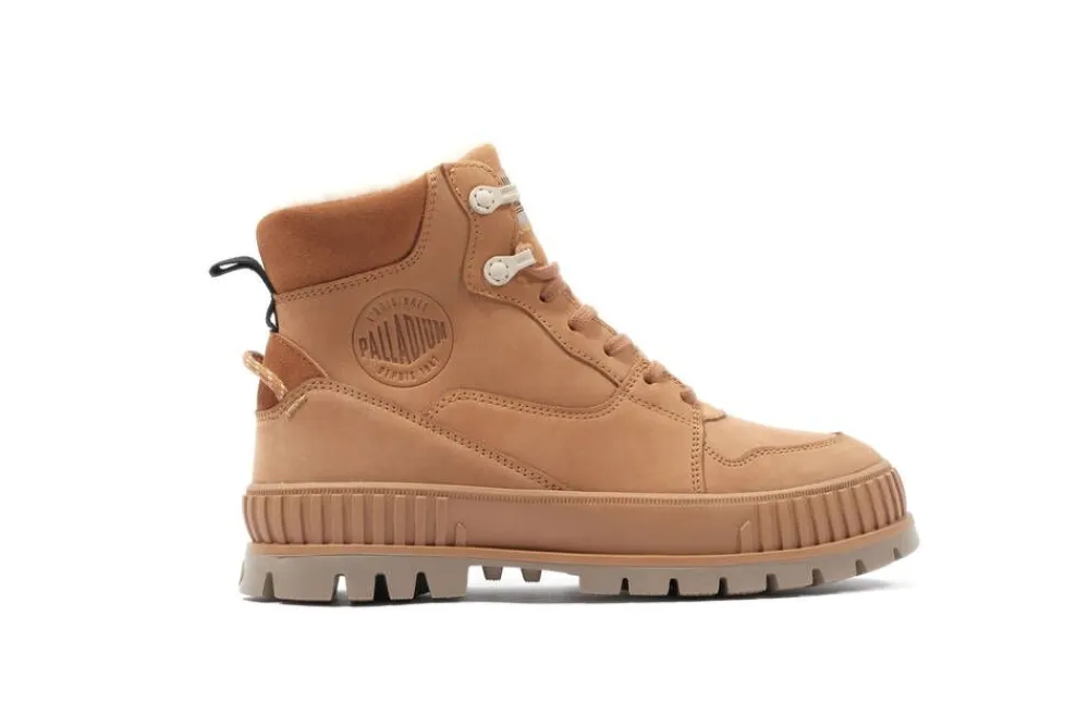 nilkkurit Pallashock Zip Warm WP Dear Brown>Palladium New