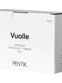 Pentik Astiat|juomalasi Vuolle 35 cl kirkas 2 kpl