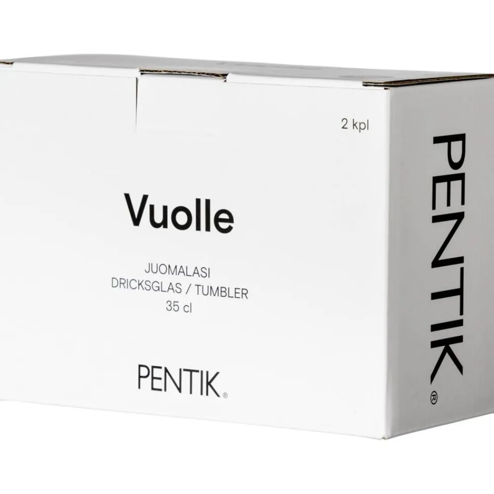 Pentik Astiat|juomalasi Vuolle 35 cl kirkas 2 kpl
