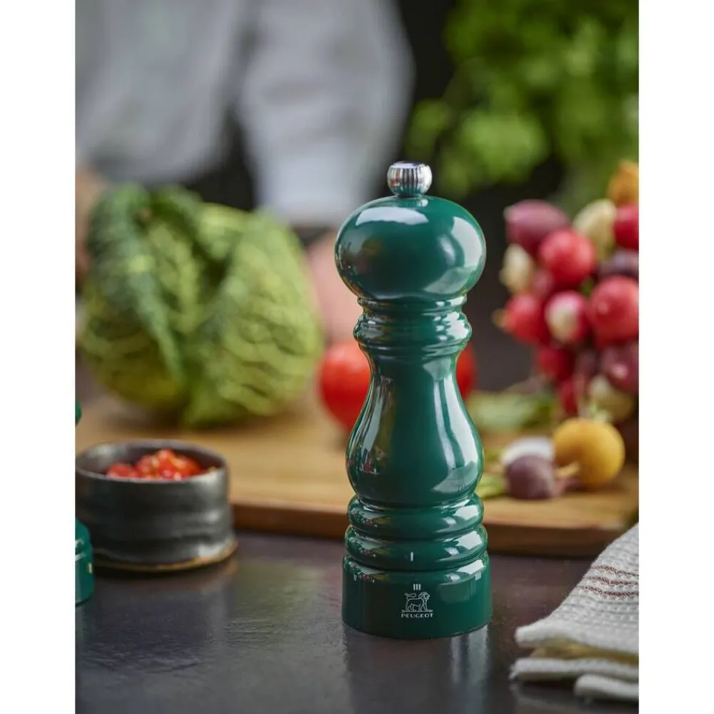 Peugeot Keittiötarvikkeet|Z-suolamylly Paris karkeudensäädöllä 18 cm Green For