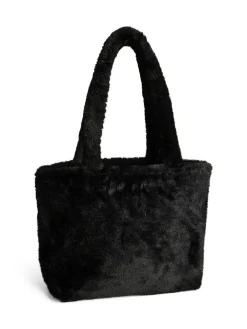 Pieces Laukut Ja Kassit|laukku PCJanice Fur Shopper Black
