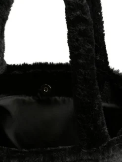 Pieces Laukut Ja Kassit|laukku PCJanice Fur Shopper Black