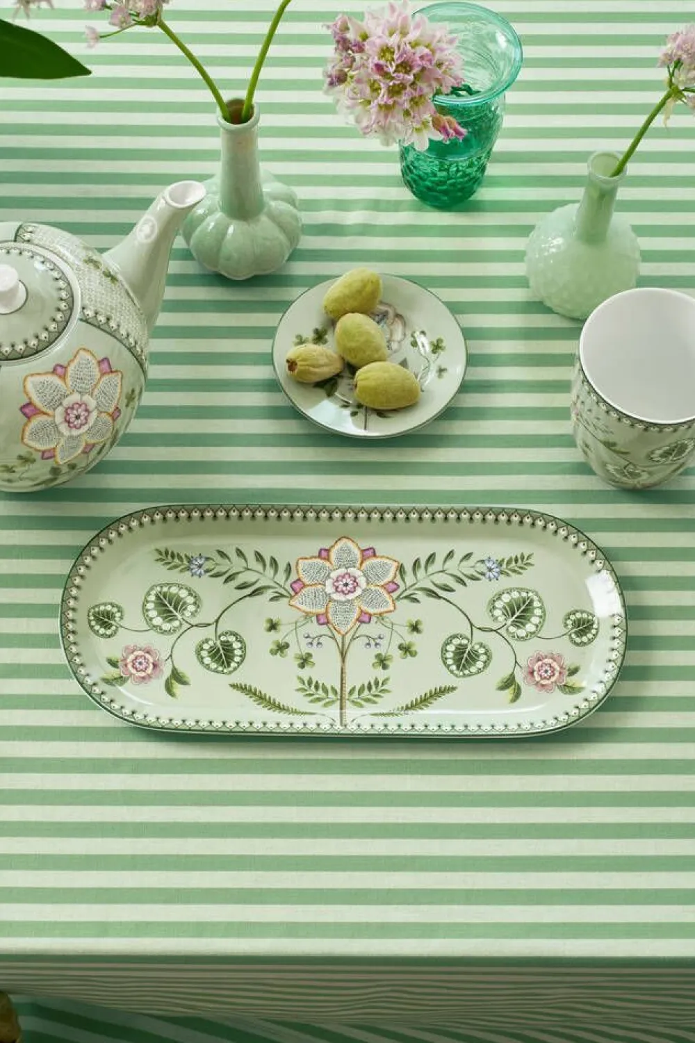 kakkutarjotin Lily&Lotus 33,3x15,5 cm Light Green>Pip Studio New
