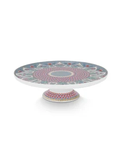 Pip Studio Tarjoilu|kakkutarjotin Flower Festival Scallop Deco 21 cm