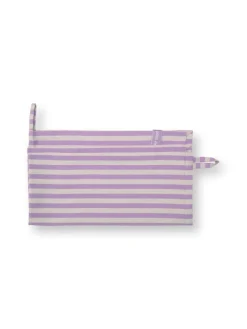 keittiöpyyhe Stripes 65x65 cm Lilac 2 kpl><noscript><img width=