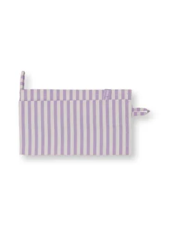 keittiöpyyhe Stripes 65x65 cm Lilac 2 kpl><noscript><img width=