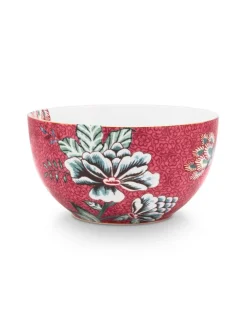 Pip Studio Astiat|kulho Flower Festival 12 cm Dark Pink