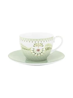 Pip Studio Astiat|kuppi & lautanen Lily & Lotus Tiles 280 ml