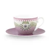 kuppi ja alunen Lily&Lotus Tiles 280 ml Lilac>Pip Studio Online