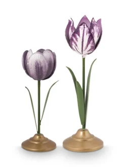kynttilänjalkasetti Metal Lilac>Pip Studio Clearance
