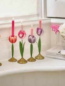 kynttilänjalkasetti Metal Pink><noscript><img width=