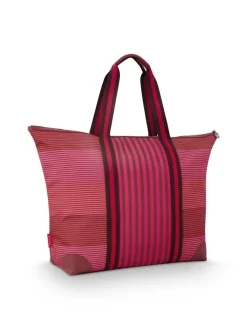 laukku Tilda Tote Bag Stripe 66x20x44 cm Pink><noscript><img width=