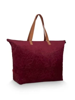 Pip Studio Laukut Ja Kassit|laukku Velvet Quiltey Days 66x20x44 cm Red