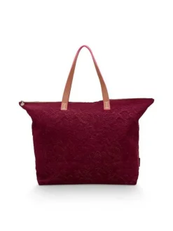 Pip Studio Laukut Ja Kassit|laukku Velvet Quiltey Days 66x20x44 cm Red