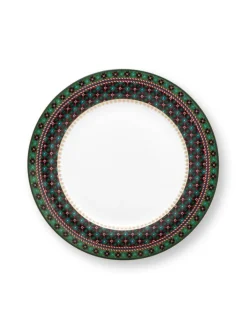 Pip Studio Astiat|lautanen Clover 26,5 cm Green