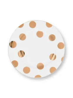 lautanen Dot Delight  23 cm 2 kpl White-Gold>Pip Studio Sale