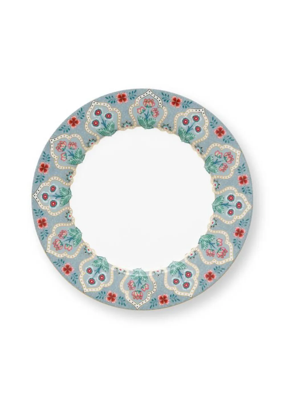 Pip Studio Astiat|lautanen Flower Festival Deco 21 cm Light Blue