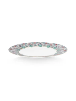Pip Studio Astiat|lautanen Flower Festival Deco 21 cm Light Blue