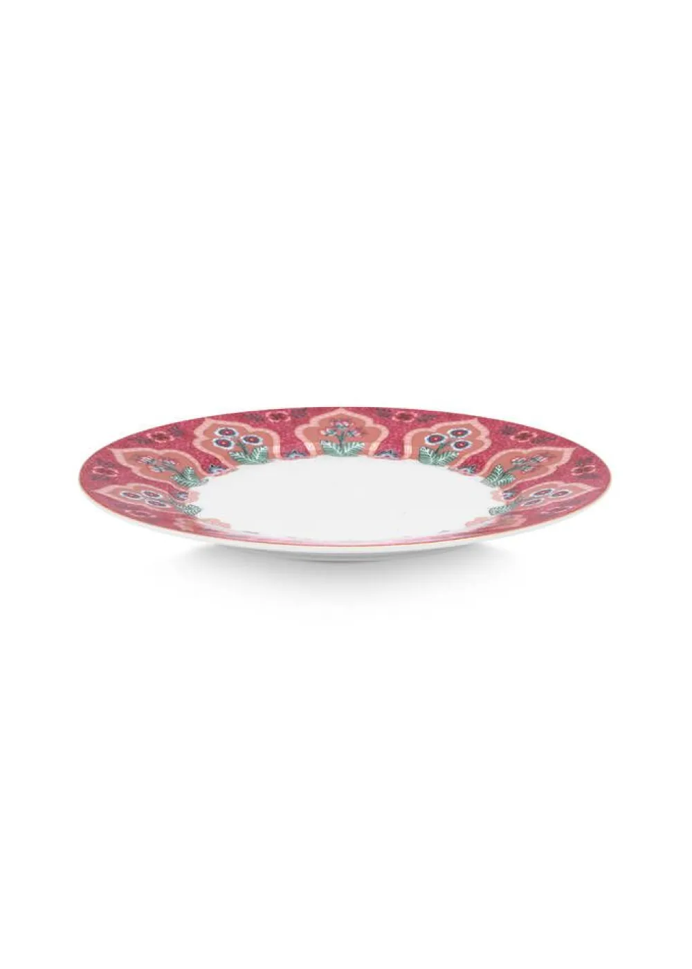 Pip Studio Astiat|lautanen Flower Festival Deco 21 cm Dark Pink