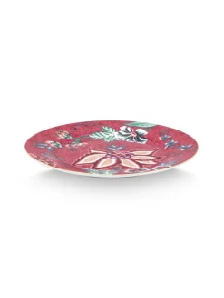 lautanen Flower Festival 17 cm Dark Pink>Pip Studio Outlet