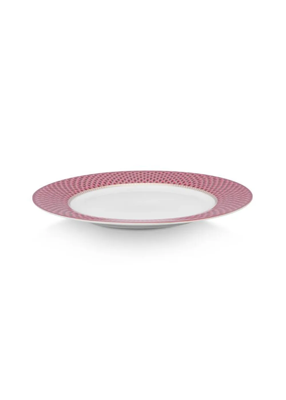 Pip Studio Astiat|lautanen Flower Festival Scallop 26,5 cm Dark Pin