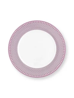 Pip Studio Astiat|lautanen Lily&Lotus Tiles 26,5 cm Lilac
