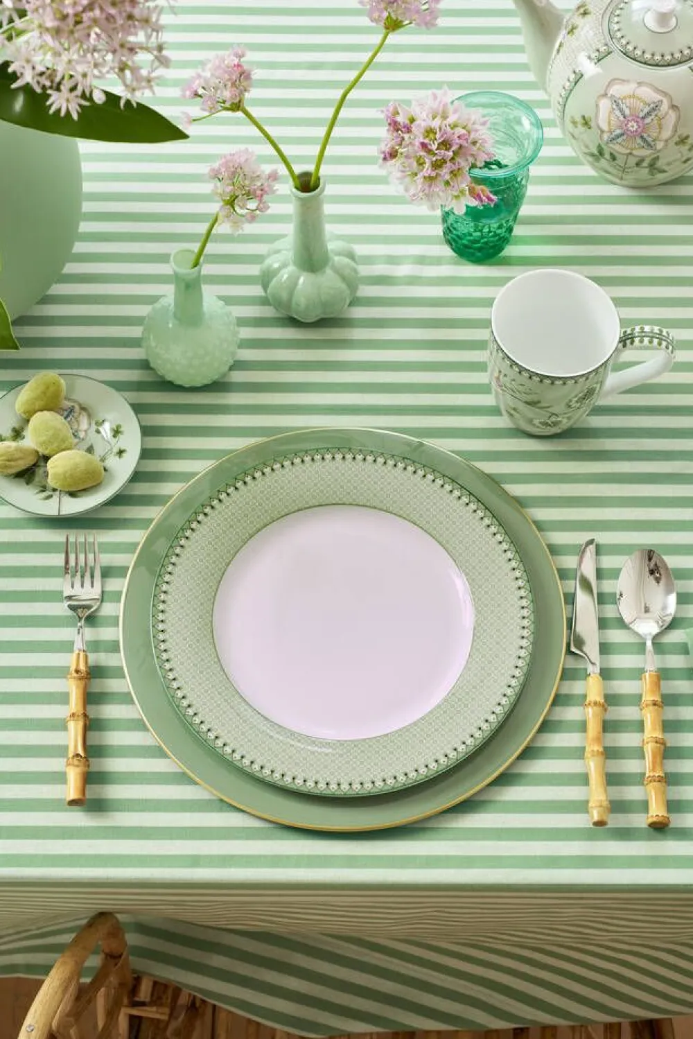 lautanen Lily&Lotus Tiles 26,5 cm Light Green>Pip Studio Hot