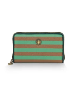 lompakko Willow Wallet Stripe 18x3x11 cm Green>Pip Studio Sale