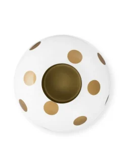 Pip Studio Maljakot Ja Ruukut|maljakko Metal Dots 23 cm White-Gold