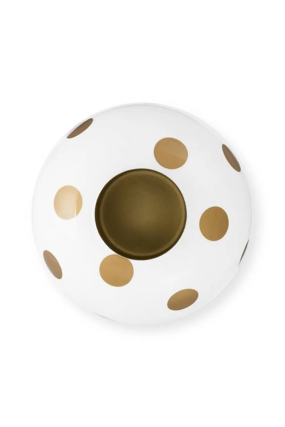 Pip Studio Maljakot Ja Ruukut|maljakko Metal Dots 23 cm White-Gold