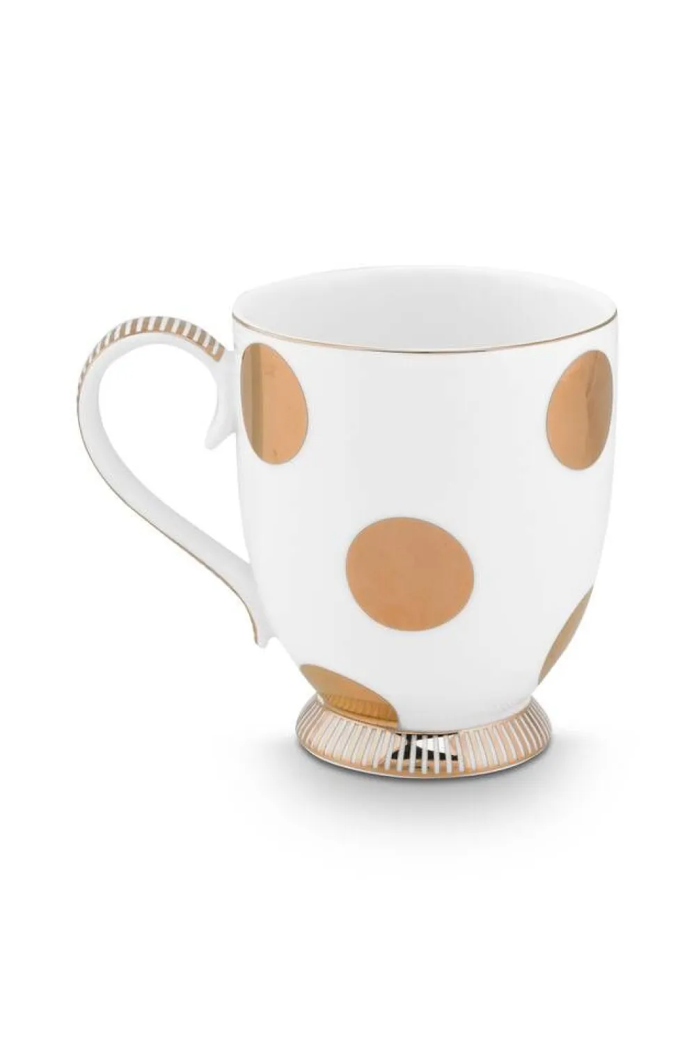 muki Dot Delight 2 kpl White-Gold>Pip Studio New