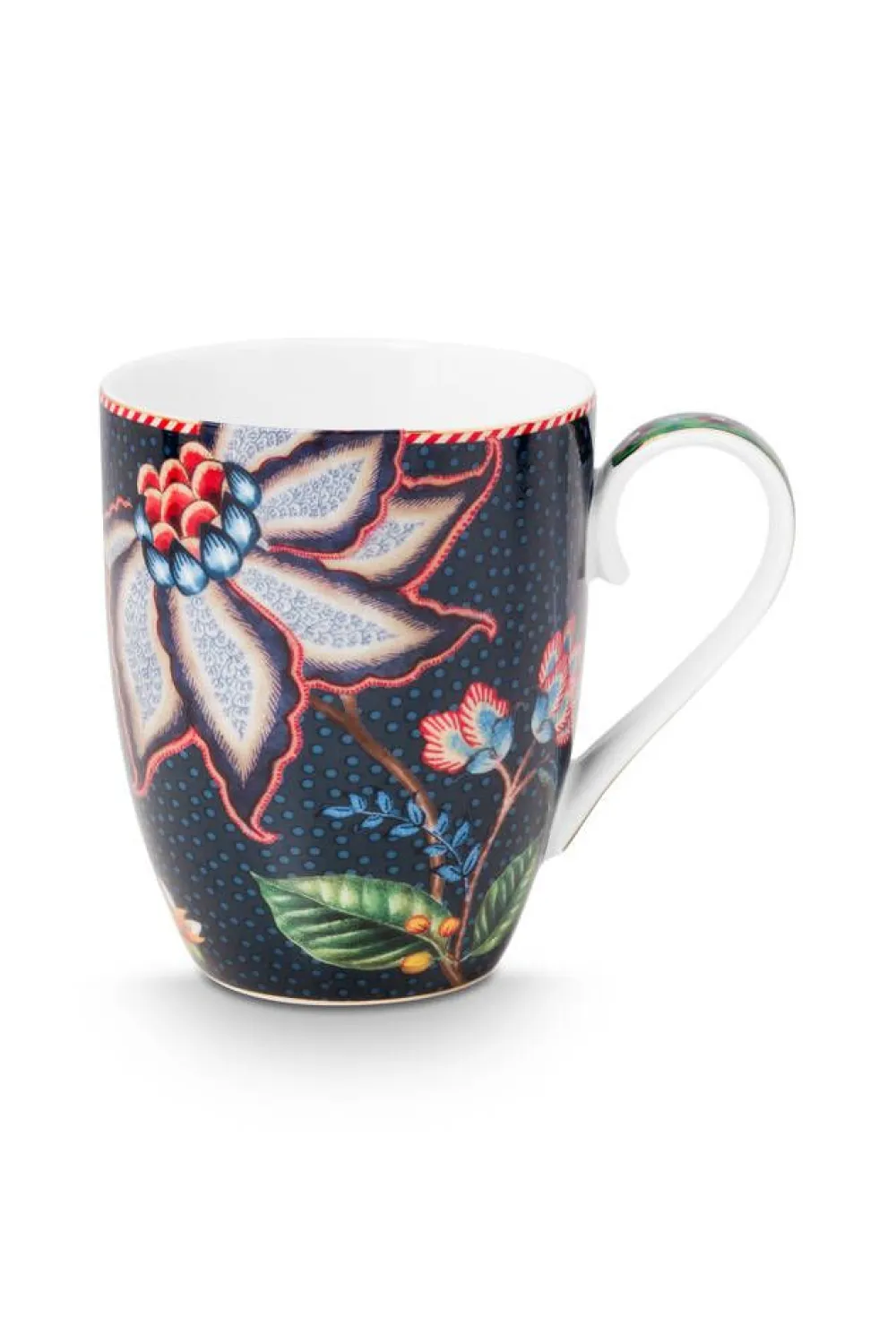Pip Studio Astiat|muki Flower Blues 350 ml Blue