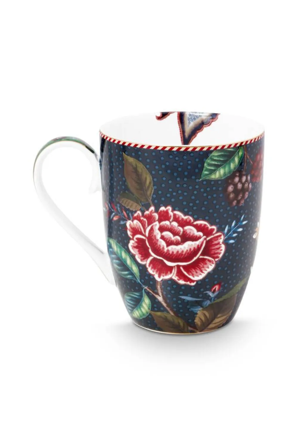 Pip Studio Astiat|muki Flower Blues 350 ml Blue
