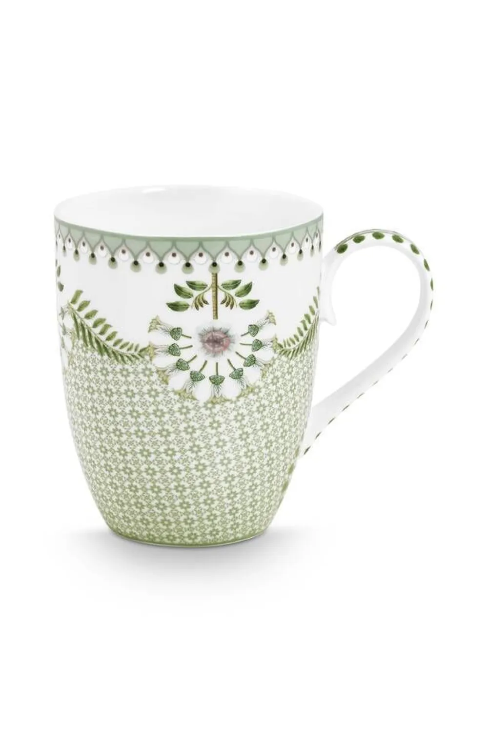 Pip Studio Astiat|muki Lily&Lotus Tiles 350 ml Light Green