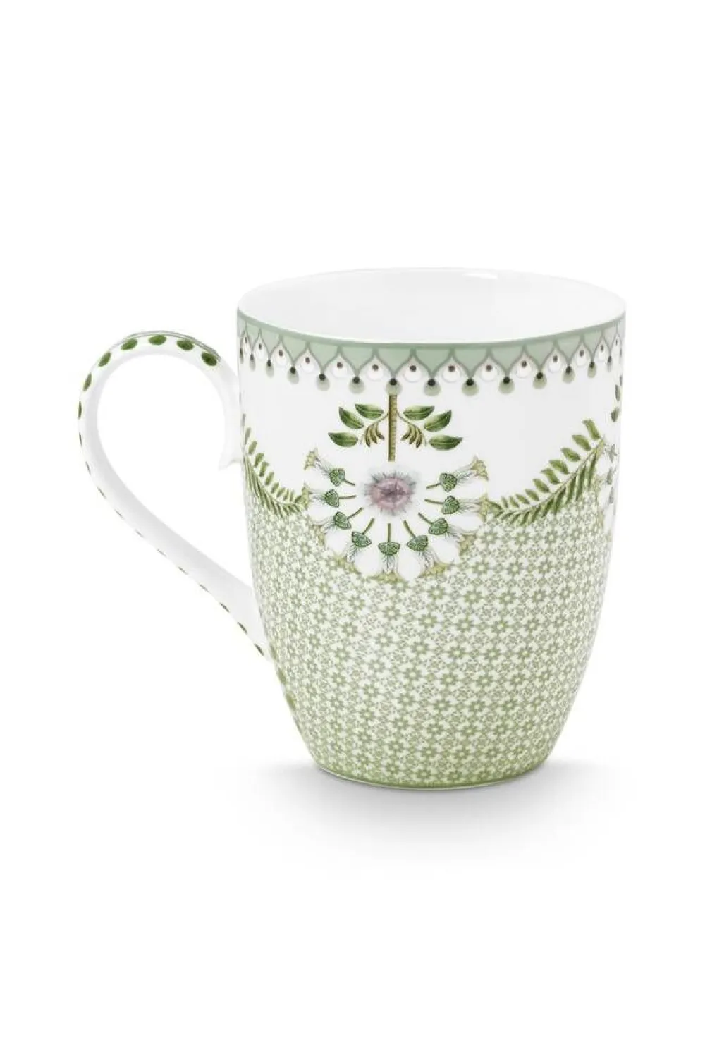 Pip Studio Astiat|muki Lily&Lotus Tiles 350 ml Light Green