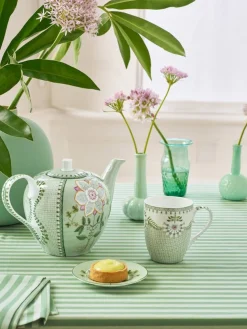 Pip Studio Astiat|muki Lily&Lotus Tiles 350 ml Light Green