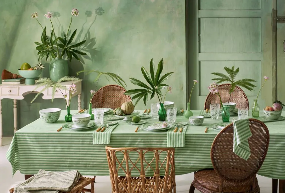 Pip Studio Astiat|muki Lily&Lotus Tiles 350 ml Light Green