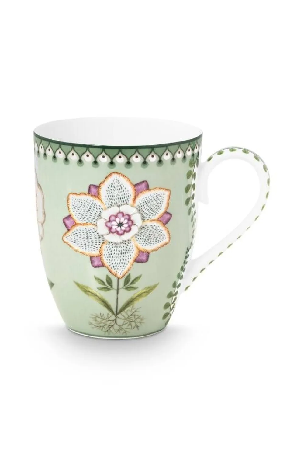 Pip Studio Astiat|muki Lily&Lotus 350 ml Light Green