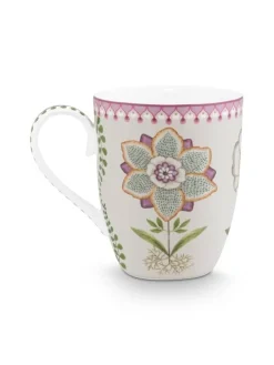 muki Lily&Lotus 350 ml Off White>Pip Studio New