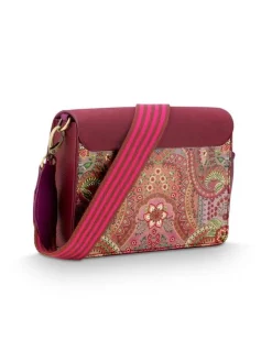 Pip Studio Laukut Ja Kassit|olkalaukku Fenna Small Jabali Red 19x6x16 cm