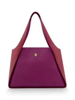 Pip Studio Laukut Ja Kassit|olkalaukku Filou Large Purple 40x15,5x28 cm