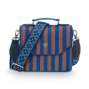 Pip Studio Laukut Ja Kassit|olkalaukku Frances Small Stripe Blue 19x7x17,5 cm