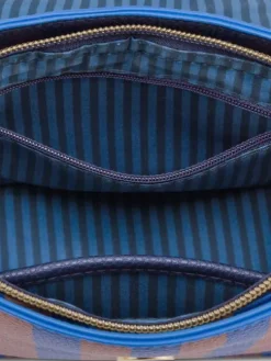 Pip Studio Laukut Ja Kassit|olkalaukku Frances Small Stripe Blue 19x7x17,5 cm