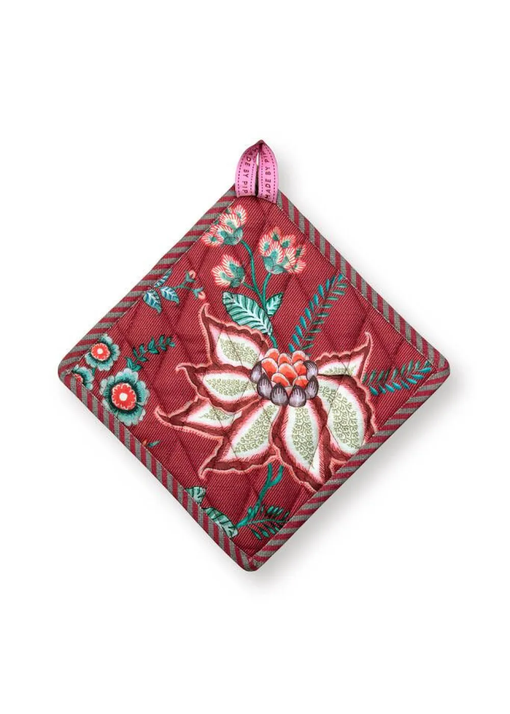 patalappu Flower Festival 22x22 cm Dark Pink>Pip Studio Discount