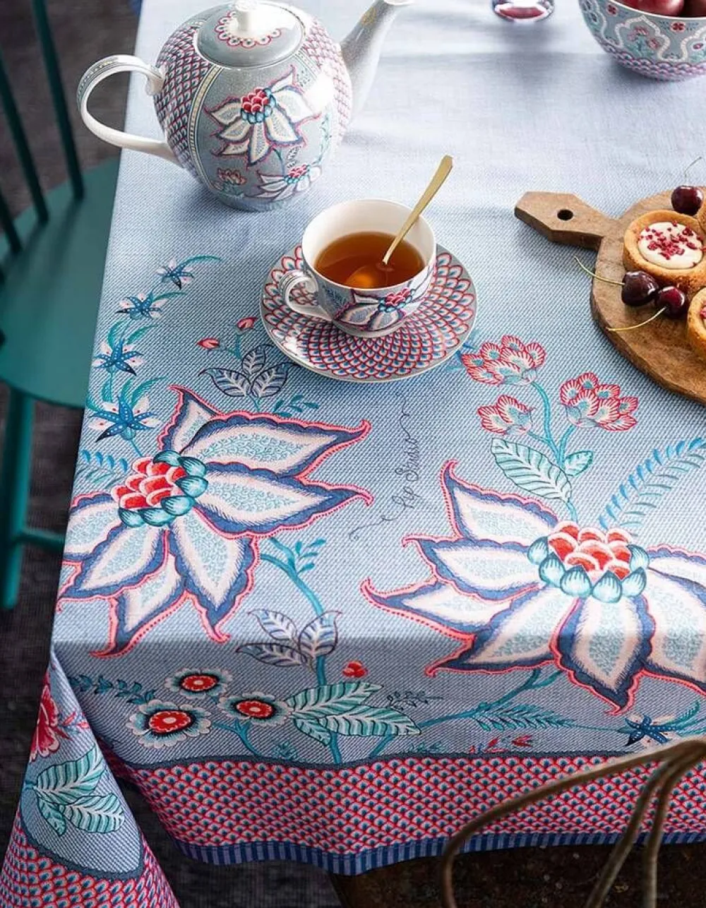 Pip Studio Keittiötekstiilit|pöytäliina Flower Festival 150x250 cm Blue
