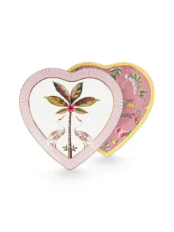 sydänlautanen La Majorelle 21,5 cm 2 kpl Pink>Pip Studio New